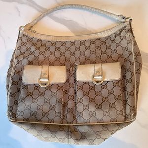 Vintage Gucci Abbey GG Canvas Bag
